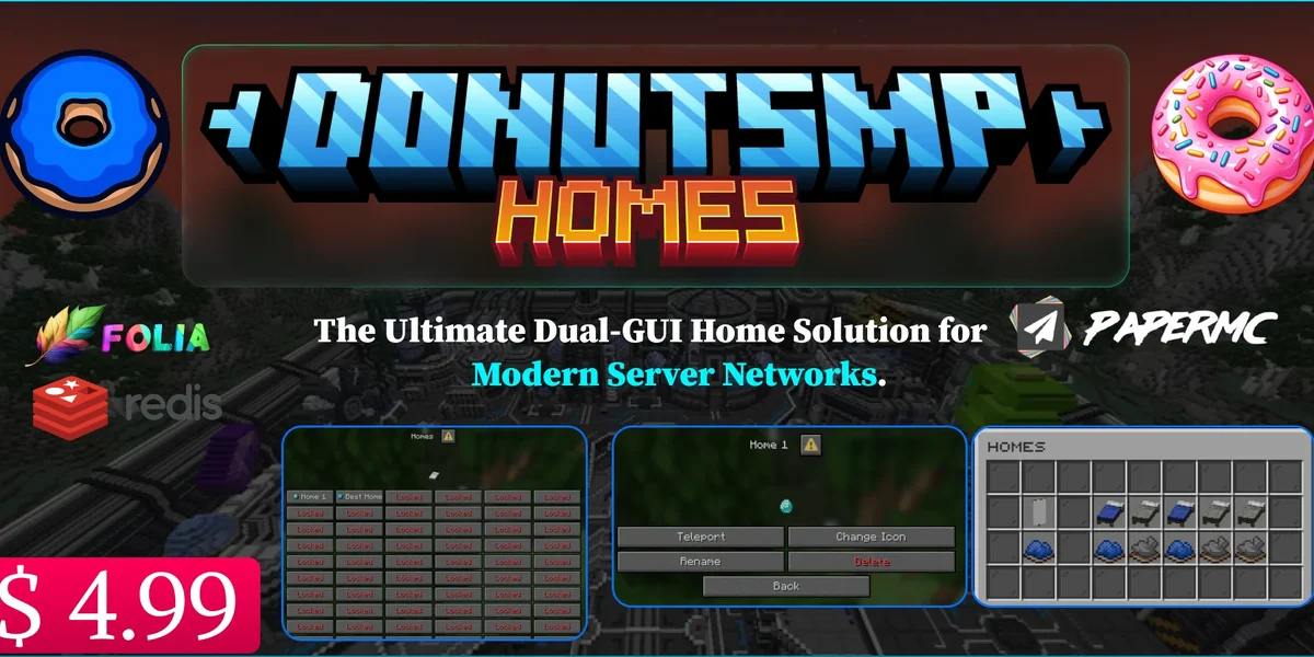 DonutHomes | GUI & Dialog Homes